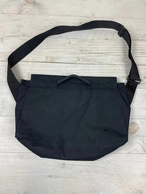 Vintage Nike Messenger Bag 00s Shoulders Y2K Black | eBay