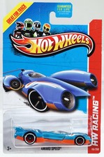 Hot Wheels 4Ward Speed HW Racing 2013 Series - X1752 NRFP Blue 1:64