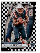 2024 Panini Prizm #195 Rhamondre Stevenson Black and White Checker