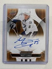 2025 Engrained Icons Hockey MATT CARLE Auto- Tampa Bay Lightning