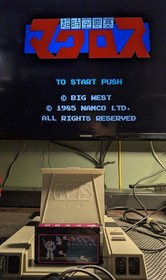 Choujikuu Yousai Macross Famicom Nintendo Japan Cleaned and Tested Working