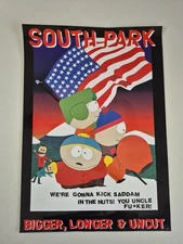 South Park Cartoon Network 1998 Movie Bigger Louder Uncut poster 60cm x 42cm