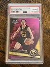 Caitlin Clark 2023 Bowman University Chrome Pink Refractor #34 PSA 10