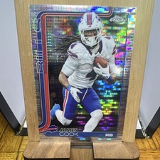 2025 Topps Chrome Pulsar James Cook #35 Bills NFL
