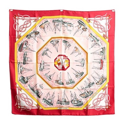 Carr 90 Scarf Red Unisex Used A Item