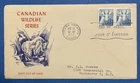 First Day Cover of a Series of well Known Canadian Animals: Mountain Goat