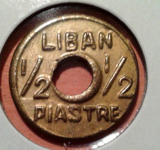 Lebanon 1/2 Piastre coin 1941. WW2 War Coinage.
