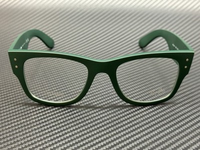 RAY BAN RX7840V 8062 Matte Green Unisex 52 mm Eyeglasses | eBay