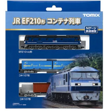 TOMIX N Gauge Model Train 98394 EF210 type Container Train Set 3cars Railway
