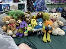 Random Lot 14 Plush Stuffed Animals Toys Vari...