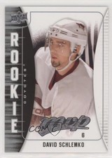 2009-10 Upper Deck MVP Rookie David Schlemko #357 0b5