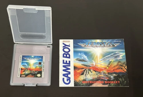 Aerostar Nintendo Game Boy Shoot 'em Up Cartridge with Manual Included