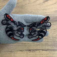 Hornet Badges Emblem Bee ALPHA BIG STINGER Red Eye for kia stinger Fender Angry