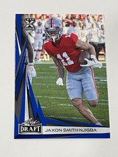2023 Leaf Draft Football V1 Blue - Jaxon Smith-Njigba - Ohio State Buckeyes
