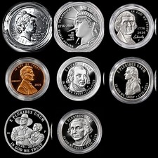 1776-2026-P Semi-Quincentennial Set & 2025 Penny - 8 Uncirculated Coins
