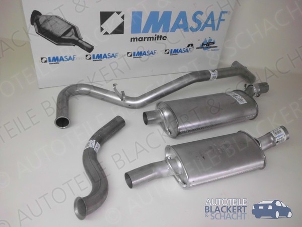 Imasaf Auspuffset für Citroen C25 2.5 D Turbo + 4X4 1987-1994 | Rohr+Vsd+Msd+Esd-image