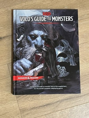 D&D Dungeons & Dragons 5E Volo's Guide to Monsters Hardcover - Used