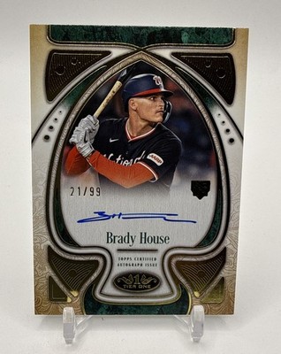 Topps 2026 Tier One Operators Brady House Nationals Rookie Auto /99 T1OA-BH