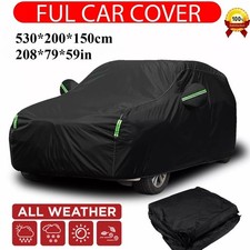 Full Car Cover Waterproof All Weather Protection Anti-UV Rain Snow Anti Scratch
