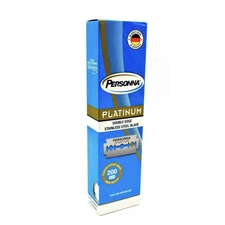 200 Personna Platinum Blue Double Edge Safety Razor Blades - Made in Germany