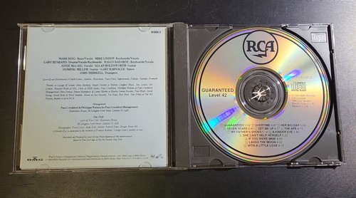 Level 42 - Guaranteed BMG/RCA Records (Allan Holdsworth) 1991 CD - Picture 5 of 6