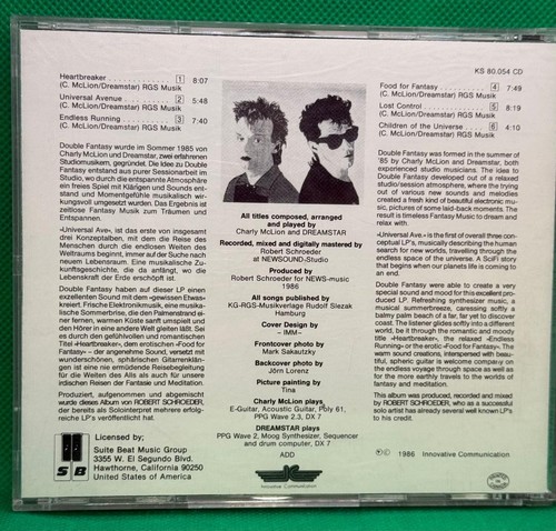 Universal Ave by Double Fantasy (1986 Innovative Communications CD) - Picture 2 of 4