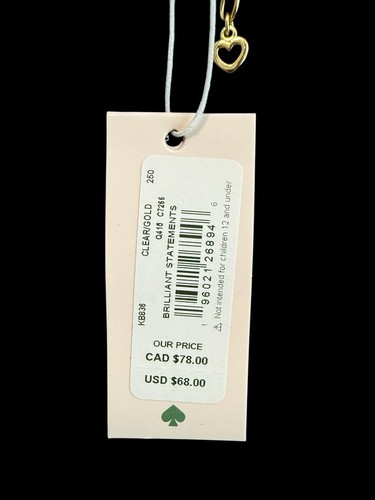 Kate Spade Brilliant Statements Pavé Halo Mini Pendant - Gold - Picture 8 of 10