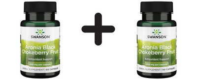 2 x Swanson Full Spectrum Aronia (Chokeberry), 400mg - 60 caps (244,33 EUR/kg)