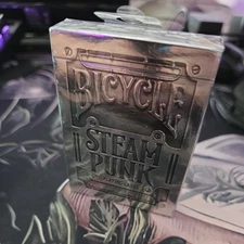Bicycle Playing Cards: Steam Punk Silver SEALED Deck By US Playing Card Co. c3