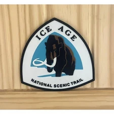 Wisconsin Ice Age National Scenic Trail Sign Travel Midwest Road Highway Hike