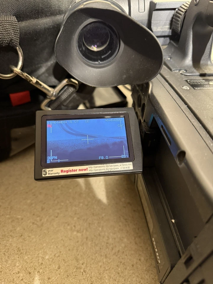 Panasonic AG-HPX300P  Pro Camcorder + Fujinon Lens. WORKING CONDITION.  - Image 4 of 4