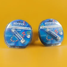 (2) ~Abreva Cold Sore Fever Blister Treatment Pump .07 Oz Total Exp -02/26-09/26