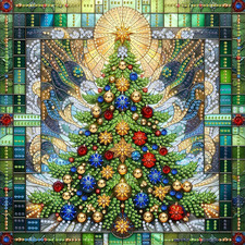 Christmas Tree Diamond Art Kits for Adults,Diamond Painting Kits for Adults Begi