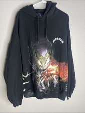 DARC SPORT X MARVEL SPIDER-MAN VENOM  WOLVES  HOODIE AOP GRAPHIC X LARGE BLACK
