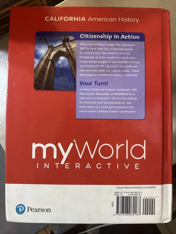 CALIFORNIA AMERICAN HISTORY GROWTH AND CONFLICT MY WORLD INTERACTIVE - Image 2 of 4