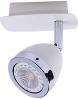 Weiß Matt Chrom Moderne Spot Strahler Reflektor 1X35W/Gu10 IP20 10X12X7 [Cm]