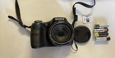 ORIGINAL Sony Cyber Shot DSC-H300 Digital Camera -Black 20.1MP 35x Optical Zoom/