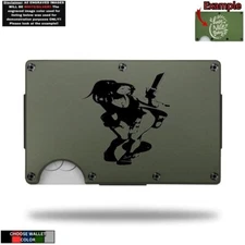 Mai king of fighters Laser Engraved Onto An Metal Wallet