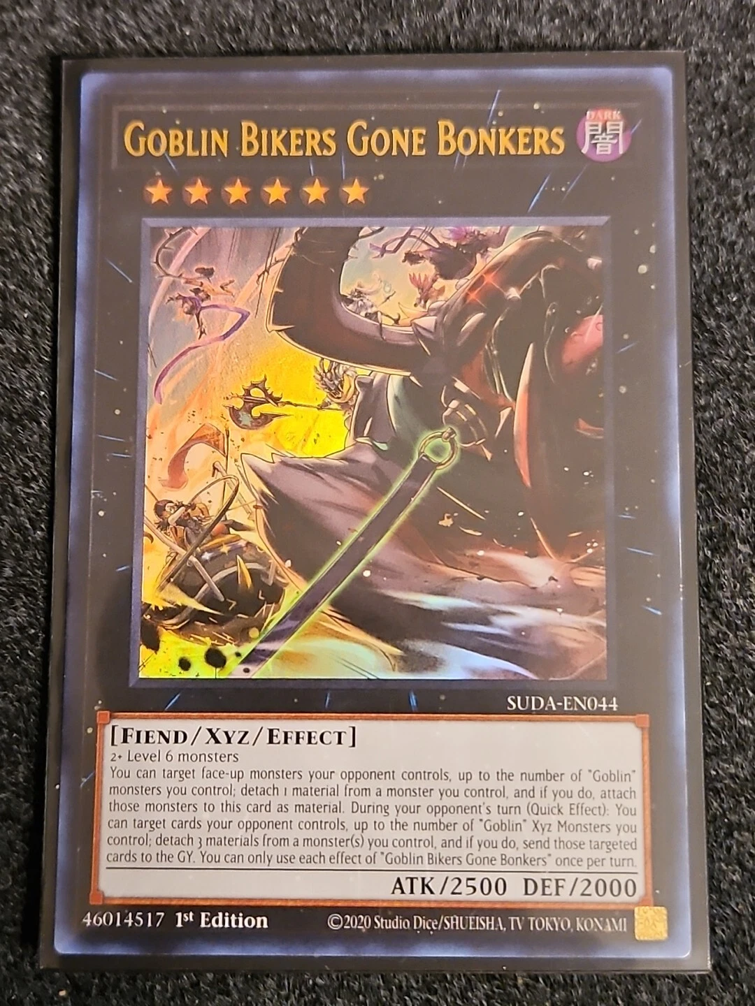 Yu Gi Oh! Goblin Bikers Gone Bonkers SUDA EN044   Ultra Rare   En Main