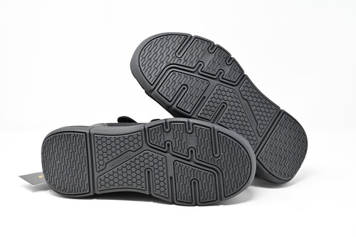 FitVille Men's Comfort Wide Shoes - Black, Size 9.5 - Picture 4 of 5