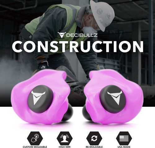 Decibullz - Custom Molded Earplugs, 31Db Highest NRR, Comfortable Hearing - Picture 7 of 7