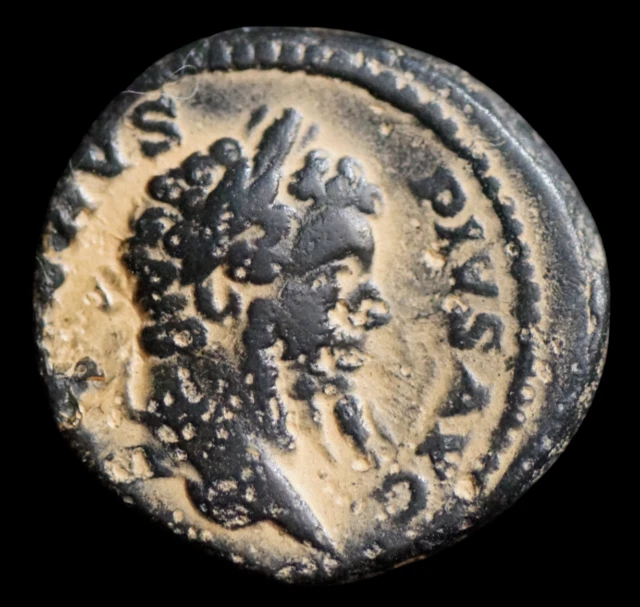 Moneda antigua Septimio Severo. AR Denario AD 193-211.  3,23 gr. 17 mm. #1268 Foto 2 de 3