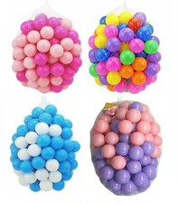Kids Childrens Plastic Mini Play Soft Balls For Ball Pit Swim Pool Playpen Toy