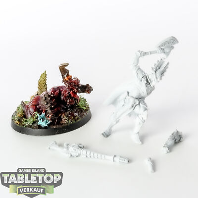 Craftworlds - Flaming Drake Prime - grundiert