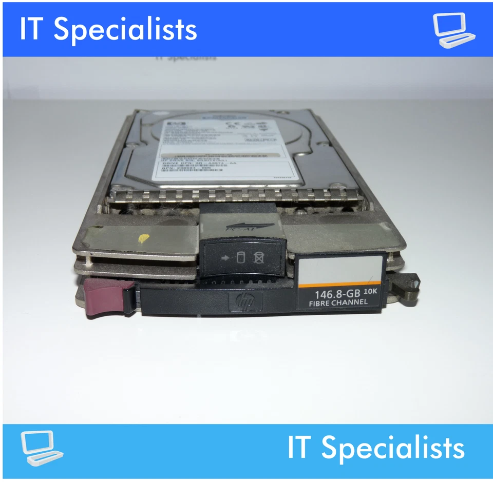 HP 146.8GB 10K RPM FC Fibre Channel Drive 146 GB, 293555-003,  359461-006 - Image 3 of 4