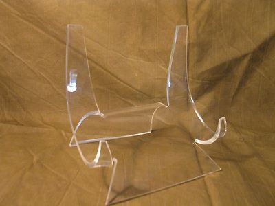   Large Acrylic Easel Multi purpose Riker Case Picture Frame Book Display Stand 