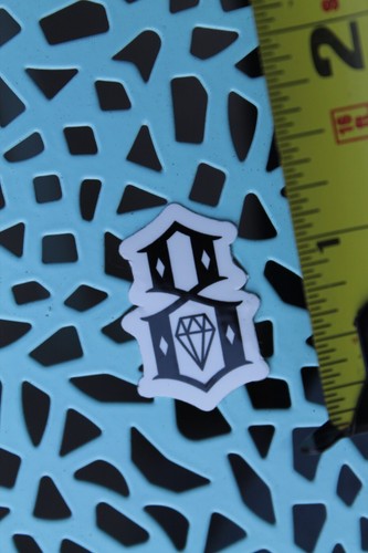 Rebel 8 Diamond Clothing Snow Surf Punk Rock z42a Vintage Skateboarding AUFKLEBER