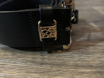 Bebe black studded leather belt. NWOT, never worn. Classic piece. BeBe Women main image 4