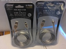 6 foot micro USB to USB cable NEW pack of 2 