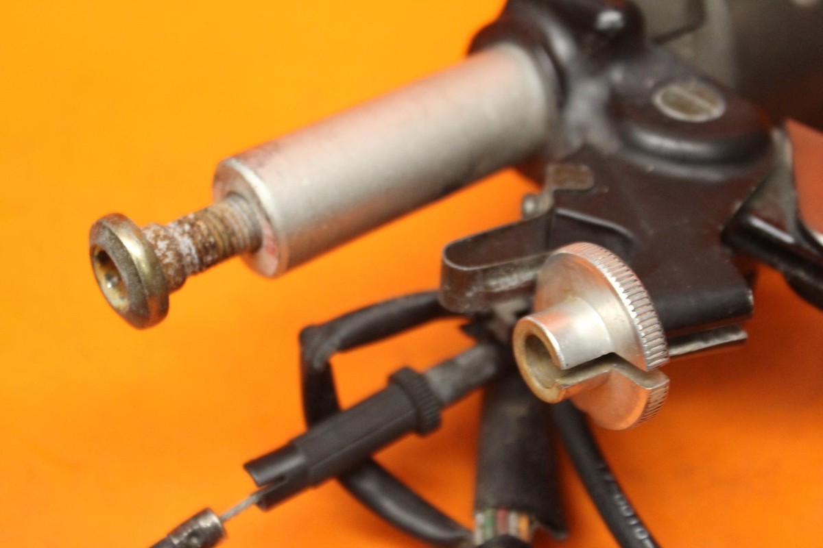 2004-2005 KAWASAKI NINJA ZX12R OEM LEFT CLIP ON HANDLEBAR W